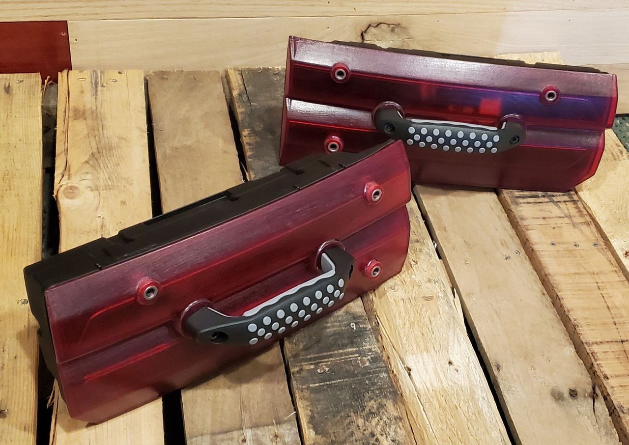 3D printed tail lamp prototypes built by Dynamics Group