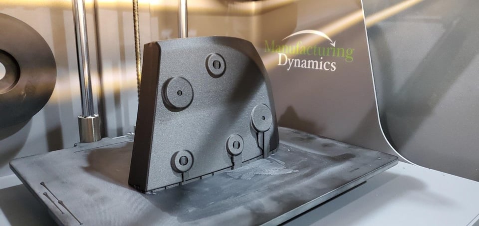 Prototype tail lamp component produced for design validation
