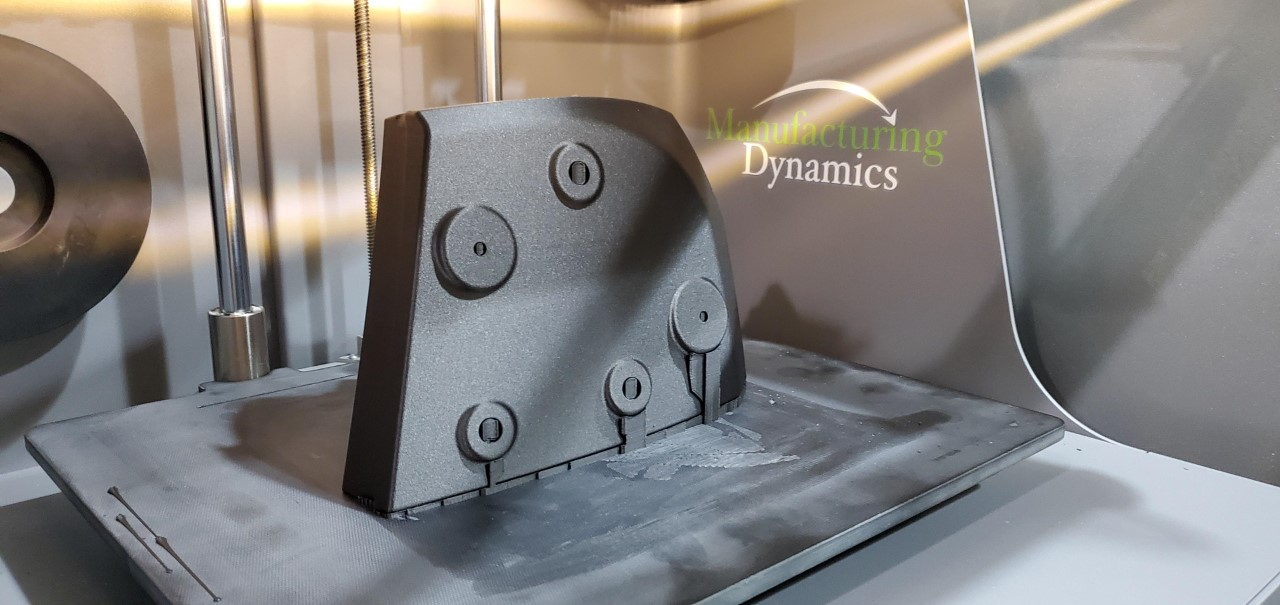Prototype tail lamp component produced for design validation
